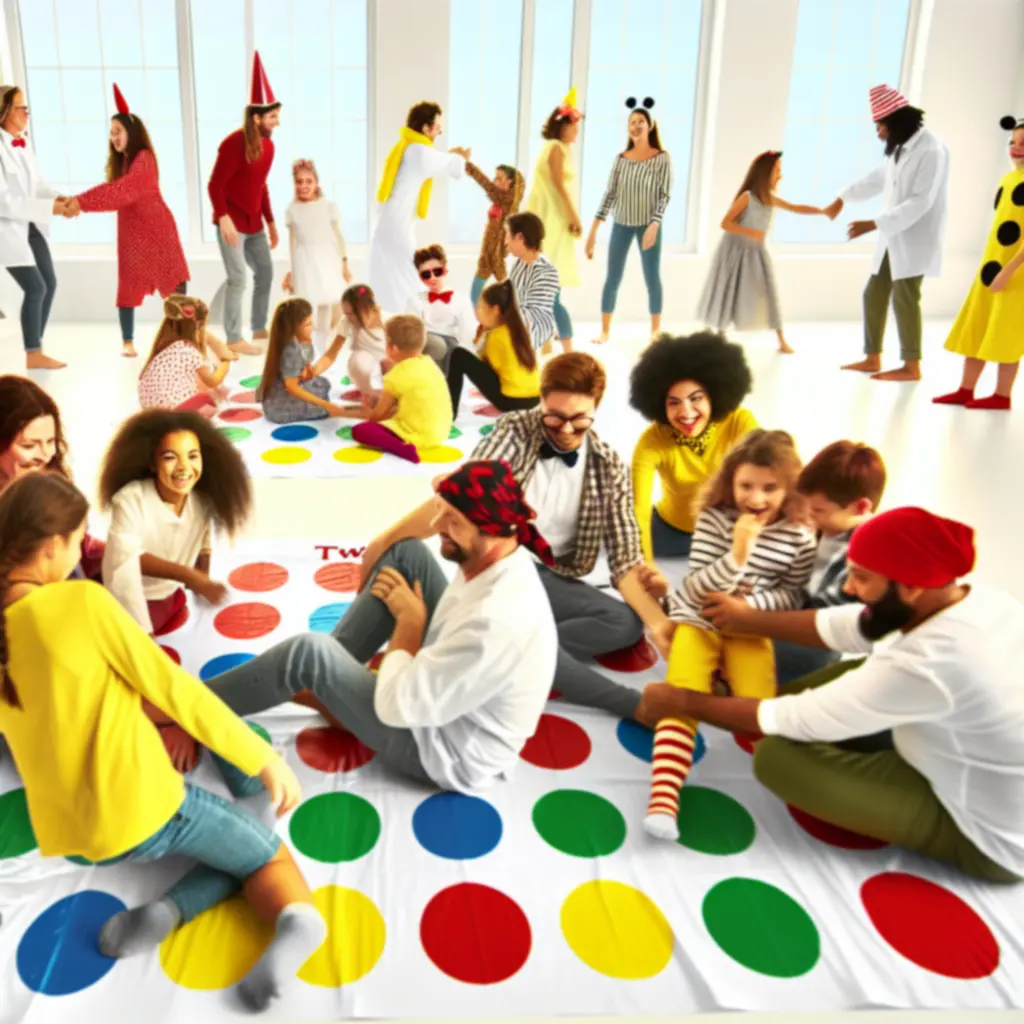 Csoportos Zone Twister HU játék kreatív variációkkal