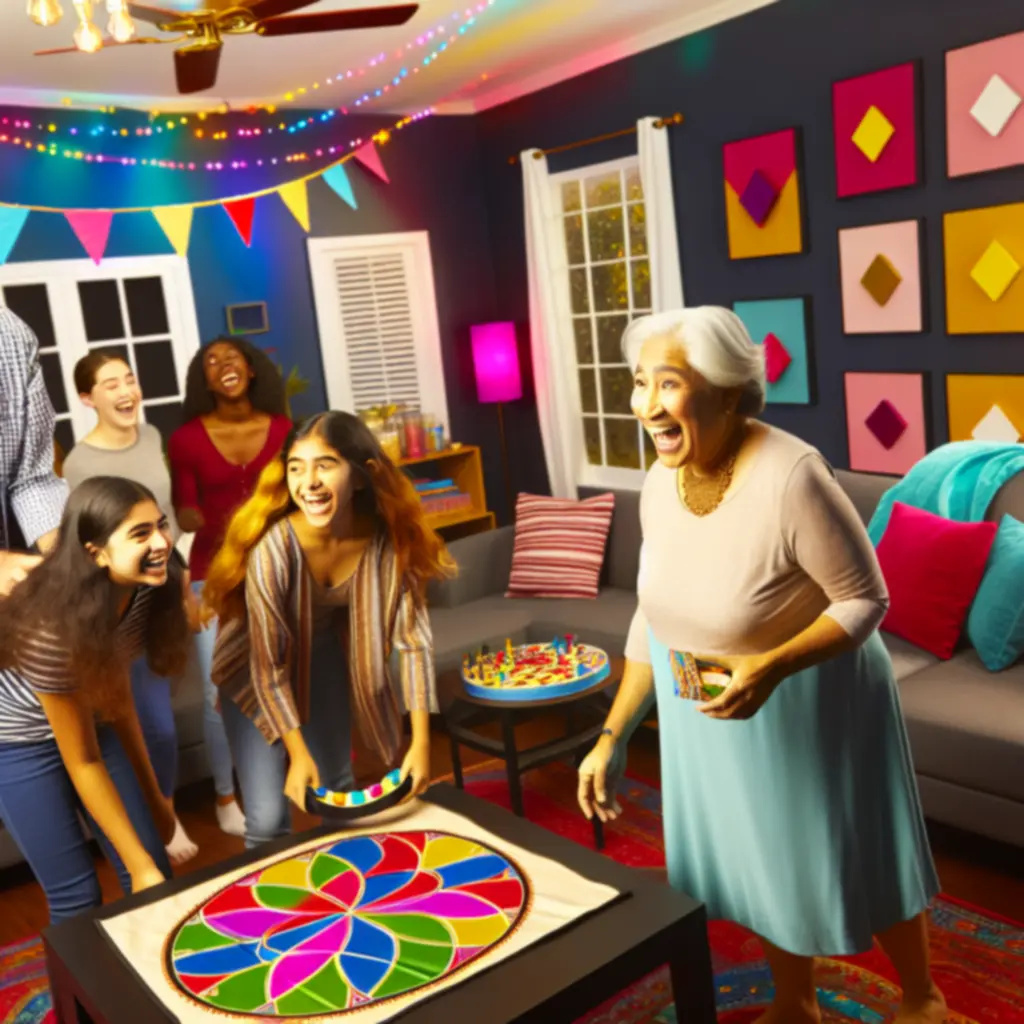 Családi parti Zone Twister HU központi játékkal