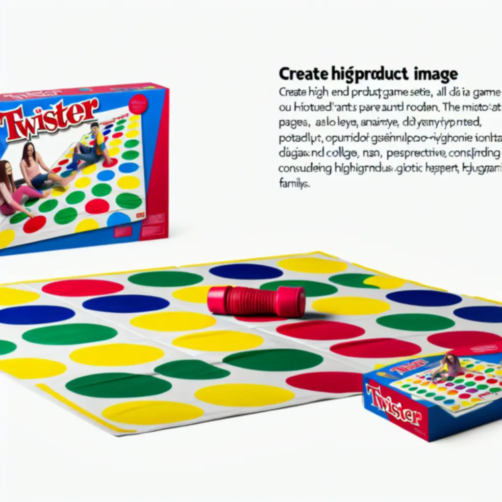 Zone Twister Classic társasjáték színes játékmatraccal és pörgetőtárcsával